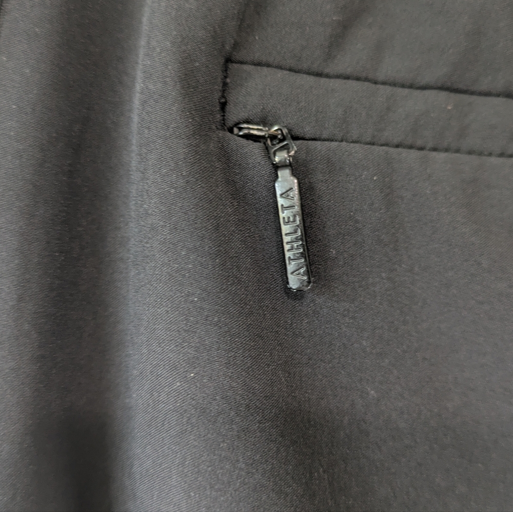 ATHLETA Brooklyn Ankle Pant 6 Black Mid Rise Lightweight Outdoor Summer Hiking - Picture 7 of 13